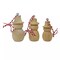 Kitcheniva 5 Pcs Wood Paintable Snowmen Wood Cutouts Craft DIY 2-7/8"